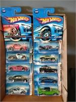 Flat of Hot Wheels