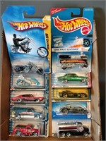 Flat of Hot Wheels