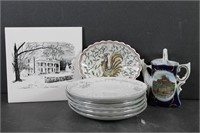 Assorted Saucers, Porcelain and More