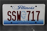 Illinois Car Lic ensePlate