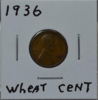 1936 Wheat Cent