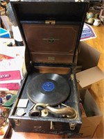 Columbia Grafonala model 163  working phonograph