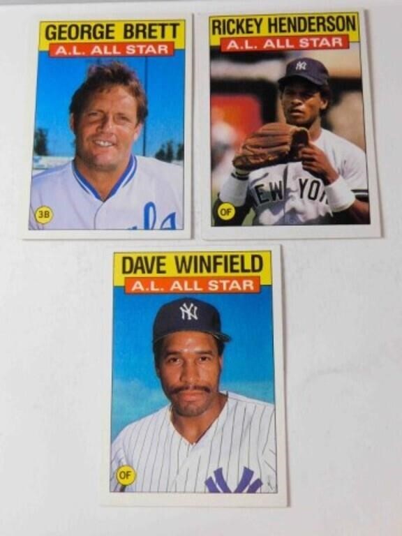 1986 AS HOF BRETT/HENDERSON/WINFIELD