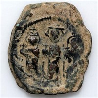 Byzantine coin-AE follis-Heraclius-Constantinople,