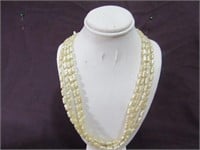 Pearl Necklace 18" (Clasp Needs Repair)