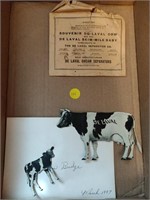 De Laval Tin Cow Postcards & Envelopes