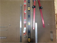 WALL LOT LEVELS, CLAMPS AND RULERS