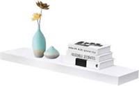 WELLAND 36 inch White Mission Floating Shelves