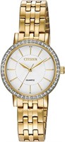 Citizen Ladies Crystal Stainless Steel Bracelet Wh