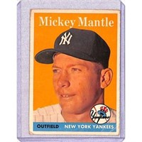 Low Grade 1958 Topps Mickey Mantle