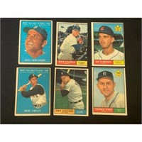 (192) Different 1961 Topps Baseball Cards