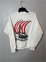 Vintage Danmark Norwegian Ship Crewneck