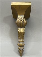 Gold Coloured Candle Sconce VTG