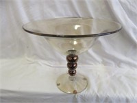 LARGE DECORATIVE STEM STYLE BOWL 9.75"T X 12"W