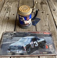 Dale Earnhardt Sign & License  Cover