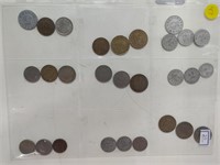 20 1950'S TO 190'S WORLD COINS