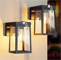 2 Pack Outdoor Solar Wall Light Fixtures With