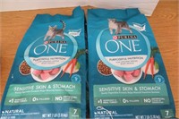 2 Bags Purina One Cat Food 7lb each