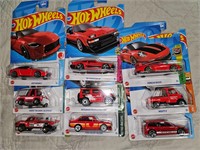 Hot Wheels Red Lot