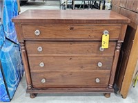 EARLY EMPIRE STYLE 4 DRAWER DRESSER