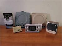 Clocks-Weather Radio & 2 Brookstone Noise Machines