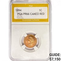 1894 Indian Head Cent PGA PR66 RED CAMEO