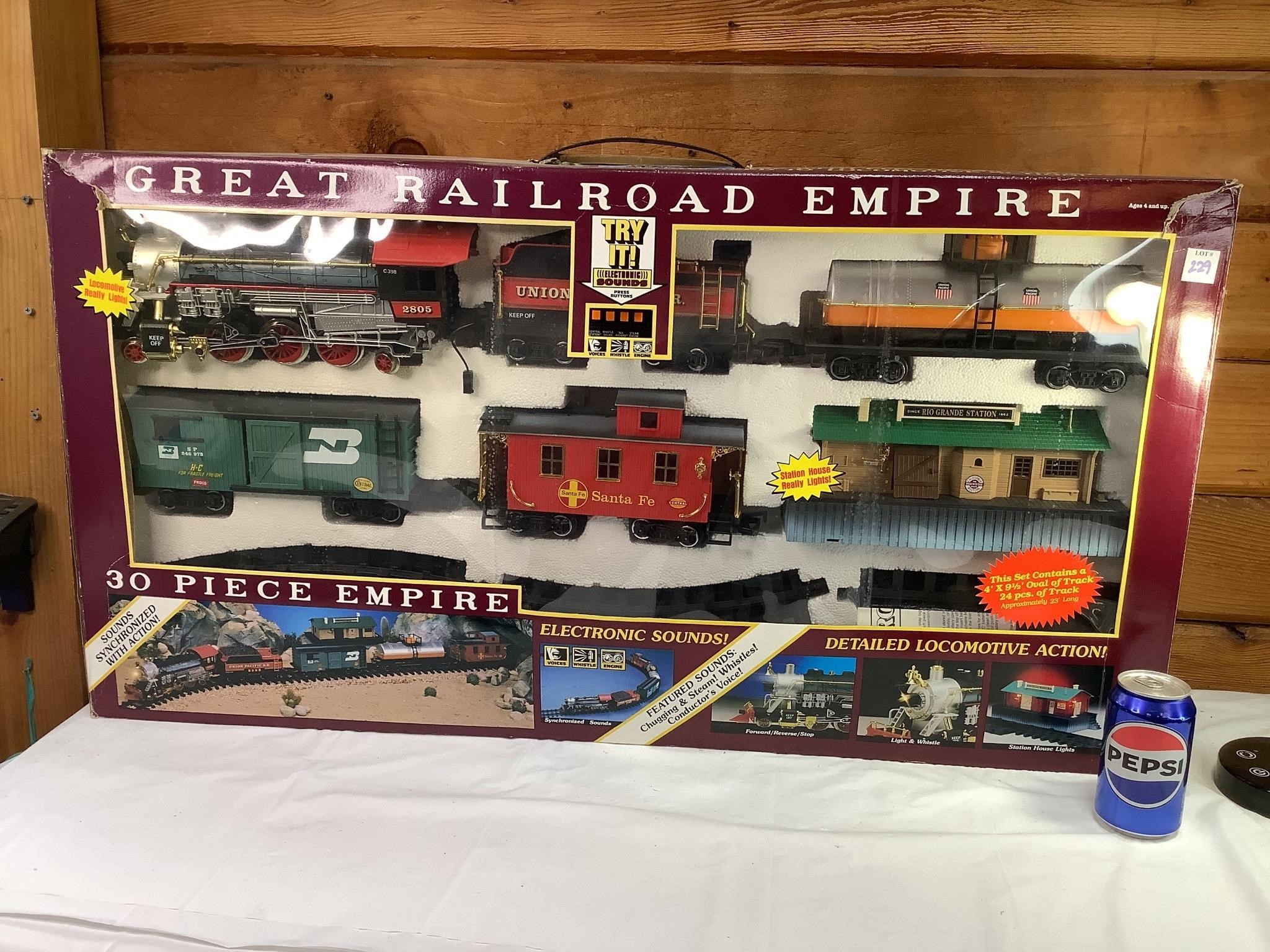 Great Railroad Empire Train Set