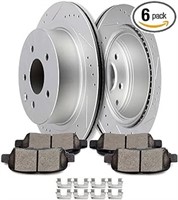 Scitoo Rear 11.5" Brake Pads And Rotors Kits Fit