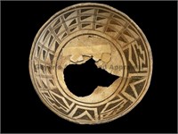 Mimbres Bowl Halved Geometric Tabled Design