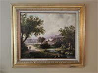 FRAMED ARTWORK WITH DECORATIVE FRAME