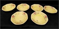 6 Vintage Edwin Knowles Marion Dessert Bowls