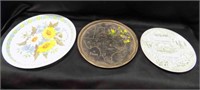 Vintage Tin/Porcelain Platters/Plates