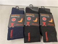 3 PAIRS OF ASSORTED MILANO THERMAL SOCKS