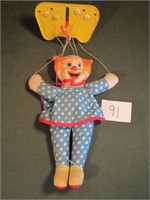 Vintage Bozo the Clown Puppet by Knickerbocker