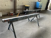 2 Steel Stands, 2.4m Long x 0.8m High