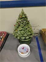 Ceramic Christmas tree 15 in tall
