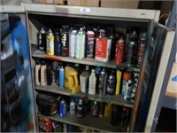 LOT, ASSORTED SUPPLIES IN THIS CABINET W/CABINET