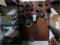 LOT, ASSORTED GRINDING WHEELS