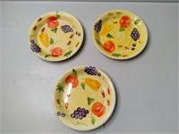3 - Vintage Sweet Harvest Dinner Ware Plates