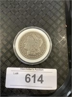 1896-O Morgan Silver Dollar.