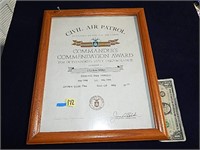 Civial Air Patrol Commander's Commendation Award