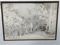 Ron Renmark Signed Sketch, “ Home In The Groves