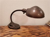 OLD METAL DESK LAMP