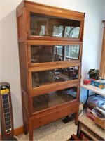 ANTIQUE OGDEN SEXION LAWYERS BOOKCASE RECORD CABIN