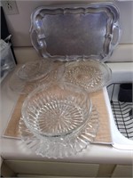 TRAY & GLASS DISHES