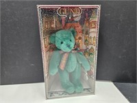 Vintage 1995 Gund Christmas Bear w Box