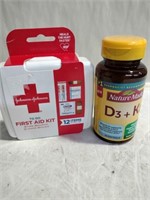 On the go first aid kit DC + K2 vitamins nature