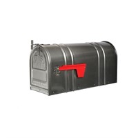 W7050  Postal PRO Carlton Post Mount Mailbox Pewte