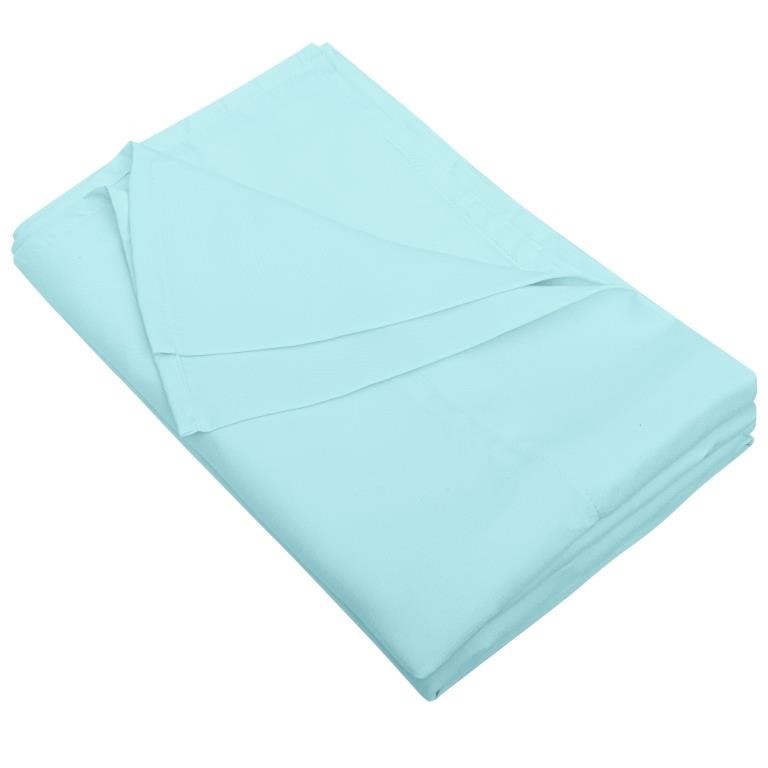 P3437  Flxxie Aqua Microfiber Flat Sheet Twin 66