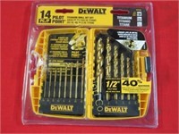 New DeWalt Titanium Drill Bit Set